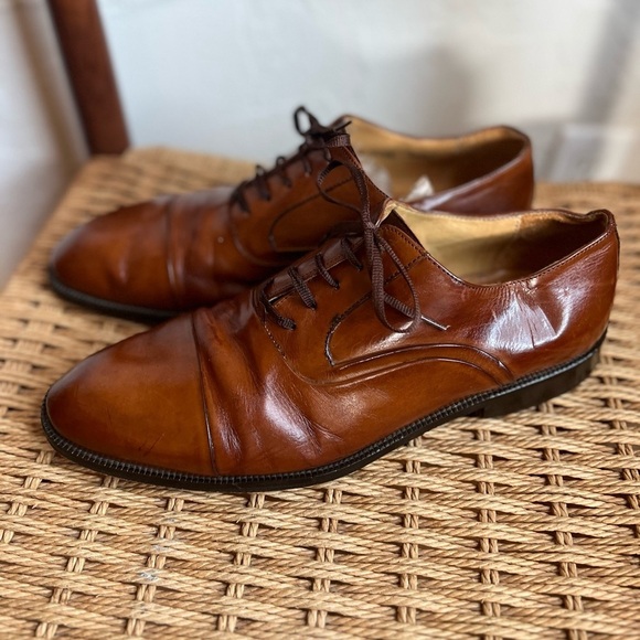Johnston & Murphy Cellini Men’s Cap-Toe Oxford Shoes – Made in Italy – Size 9M main image 14
